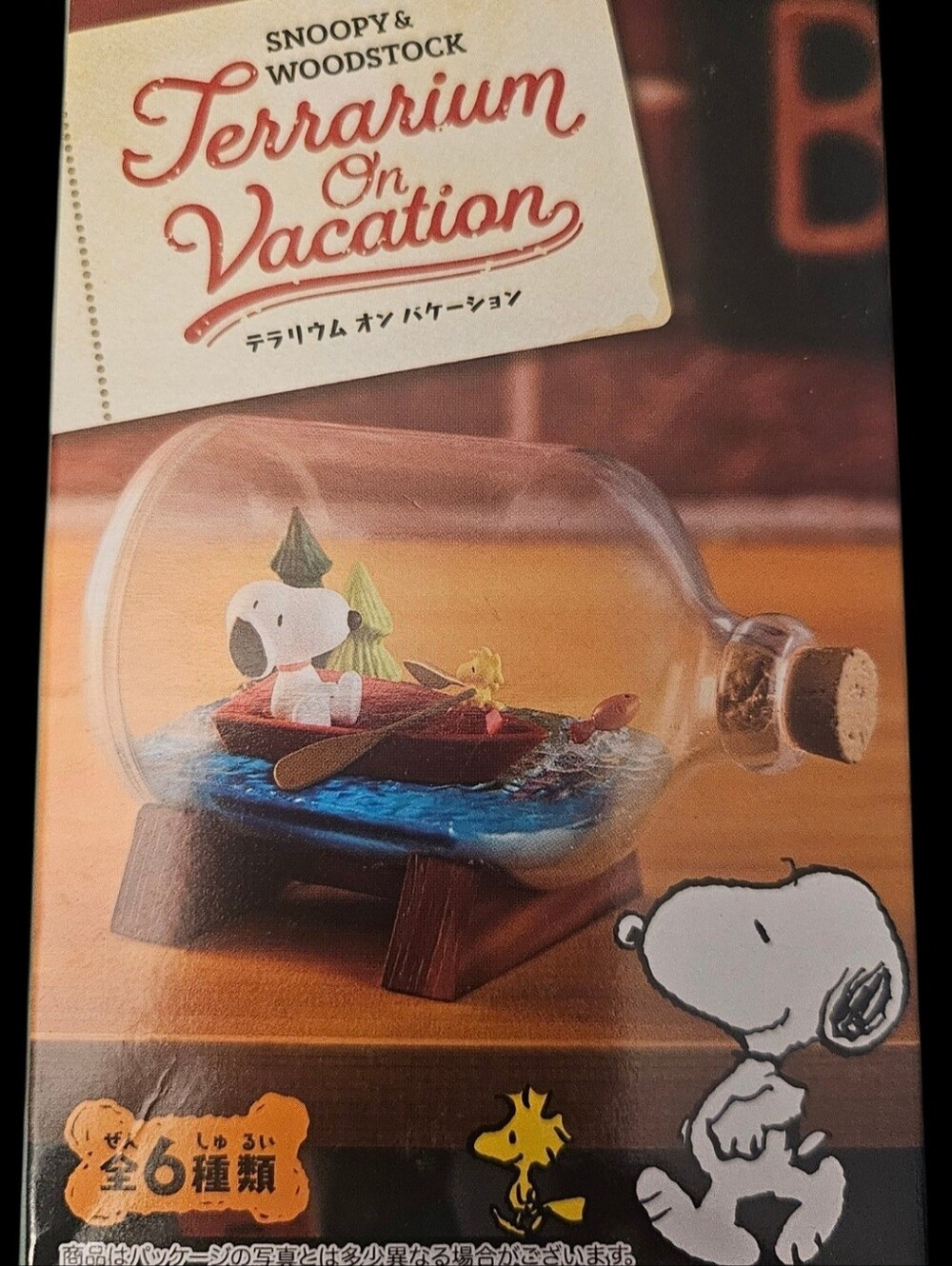 Snoopy & Woodstock Terrarium on Vacation-Confirmed blind box-#5 Sketching